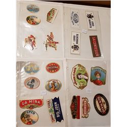 lot 2 cigar bands and labels