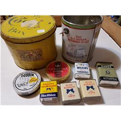 spice tin lot