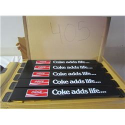 5 Coke Push Bars- NOS