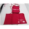 Image 2 : Lot of 7 Coke Aprons red small writing