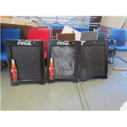 Lot of 3 A Frame Sidewalk Boards