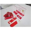 Image 2 : Lot of 10 Push/Pull Stickers,4 Menu Stands,2 menu clips