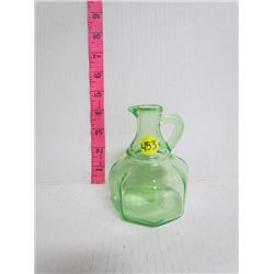 Green Hazel Atlas Cruet-No Stopper