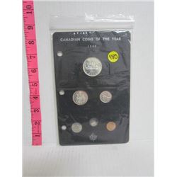 1962 Canadian Coins of the year set