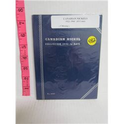 Canadian Nickles Coin Set 1922-1960 missing 3 coins