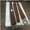 Image 1 : 3 old Hand Saws 36",44",48"