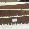 Image 4 : 3 old Hand Saws 36",44",48"