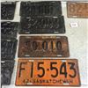 Image 3 : 9 License Plates 1930,1931,1932,1933,1935,1936,1937 (1942 and 1947 for restoration)