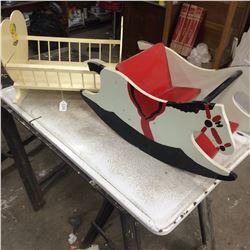 Childs Rocker and Cradle
