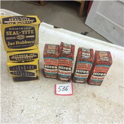 Root Beer Syrup + Sealer Rings NOS