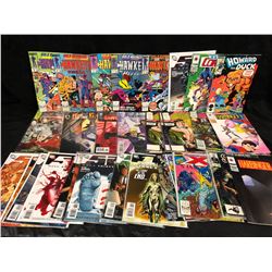 COMIC BOOK LOT (HOWARD THE DUCK, HARBINGER, HAWKEYE & MORE)