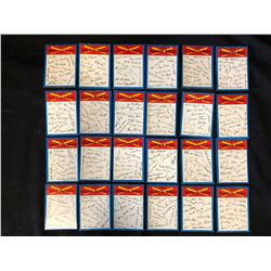 1973 TEAM CHECKLISTS BASEBALL TRADING CARDS LOT