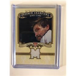 2012 Upper Deck Goodwin Champions Authentic Memorabilia #M-WC Wendel Clark Card