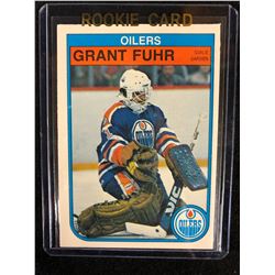 1982-83 OPC O-Pee-Chee #105 Grant Fuhr Rookie Oilers
