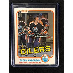 1981-82 O-Pee-Chee Glenn Anderson Rookie Card #108