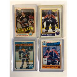 WAYNE GRETZKY & MARK MESSIER HOCKEY CARDS LOT