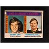 Image 1 : 1973-74 O-PEE-CHEE #2 TOP TEN ASSISTS (BOBBY ORR, DENNIS HEXTALL)