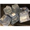 DESIGNER JEANS LOT (34" X 32") 8 PAIRS