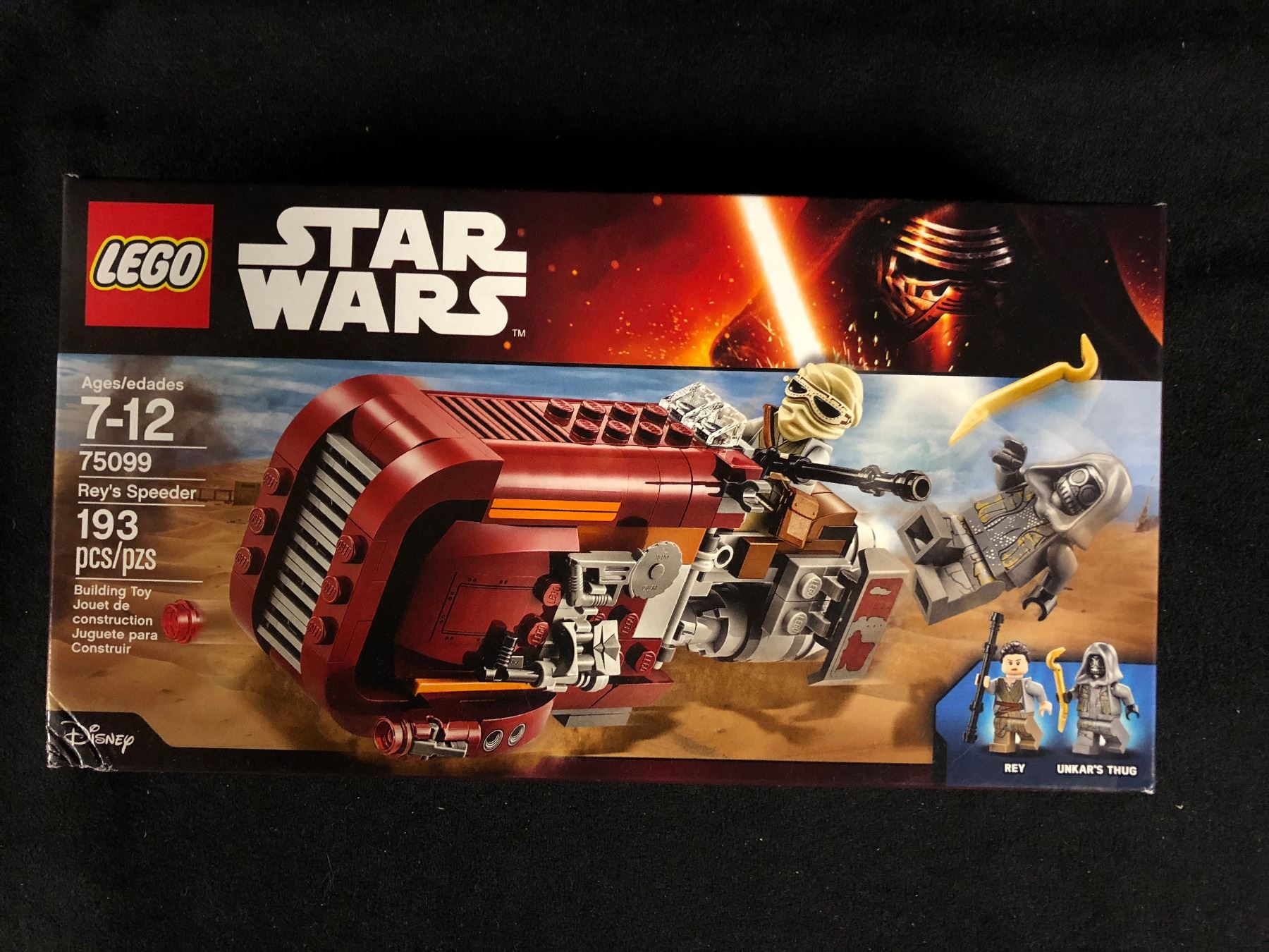 Lego Star Wars Reys Speeder Building Toy In Box