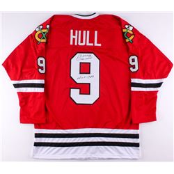 Bobby Hull Signed Blackhawks Jersey Inscribed "HOF 1983" (JSA COA)