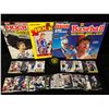 HOCKEY STICKER BOOKS W/ NEW WEST BRUINS HOCKEY PUCK & UPPER DECK CARDS
