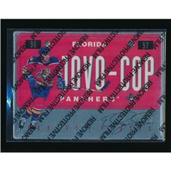 96-97 Leaf Preferred Vanity Plates Ed Jovanovski