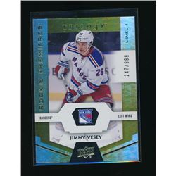 16-17 Upper Deck Trilogy #55 Jimmy Vesey RC