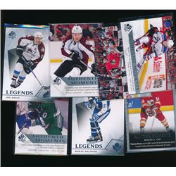Lot Of 7 SP Authentic Moments/Legends Cards Joe