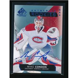15-16 SP Game Used Autographs Blue Mike Condon