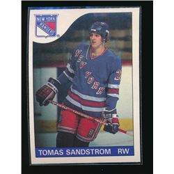 1985-86 O-Pee-Chee #123 Tomas Sandstrom RC
