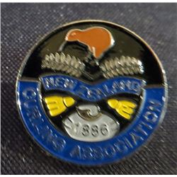 1886 New Zealand Curling Association Collector Pin