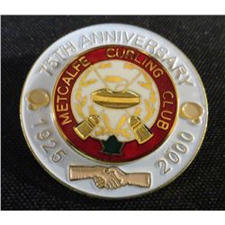 1925-2000 75th Anniversary Curling Pin