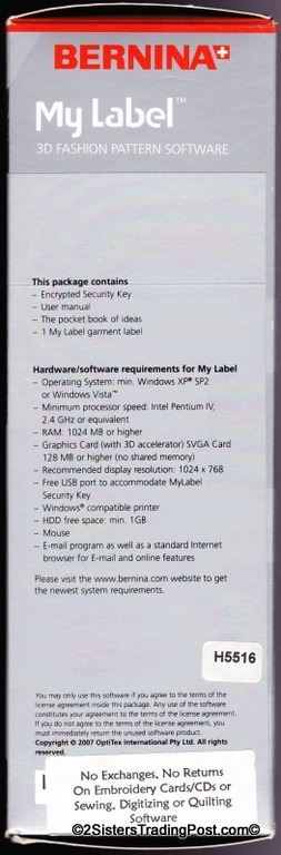 Bernina 3d Fashion Pattern Software