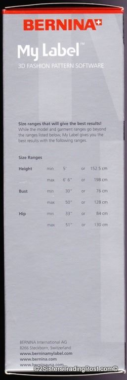 Bernina 3d Fashion Pattern Software