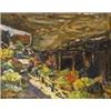Image 1 : Izsák Perlmutter (1866-1932): Vegetable market, 1926