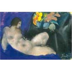 Dávid Jándi (1893-1944): Lying nude