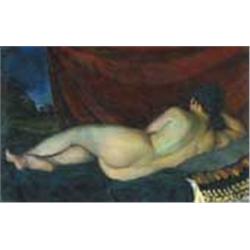 Hugó Mund (1892-1962): Nude