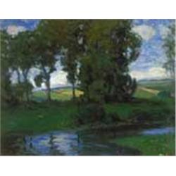 Béla Balla (1882-1965): Evening mood