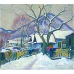 Géza Kádár (1878-1952): Sparkling winter, 1928