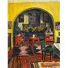 Image 1 : Vilmos Perlrott Csaba (1880-1955): Yellow room, around the 1910s