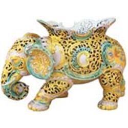 Zsolnay elephant figure, around 1893 