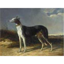 Károly Lotz (1833-1904): Greyhound