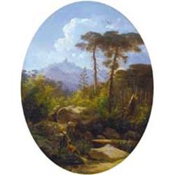 Károly Ifj. Markó  (1822-1891): Corsican landscape, 1870