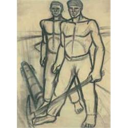 István Dési Huber (1895-1944): Workers (Pioneers), between 1932-34 