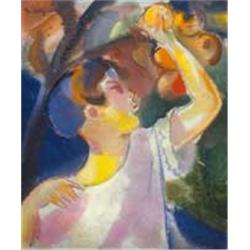 Ödön Márffy (1878-1959): Picking fruits 
