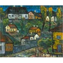 Zoltán Klie (1897-1992): Villagedetail (Bükkszentkereszt)