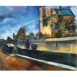 Vilmos Perlrott Csaba (1880-1955): The Parisian Notre-Dame, around 1927