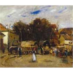 Ferenc Gáll, Erdélyi (Francois Gall) (1912-1987): Market, 1933
