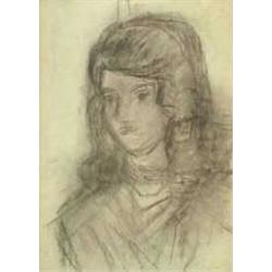 Béla Czóbel (1883-1976): Woman-portrait