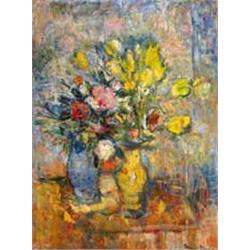 Rudolf Diener- Dénes (1889-1956): Summer flower still-life 